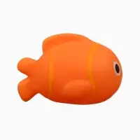 Новогодний набор резиновых игрушек для ванны Крошка Я, 6 шт., с пищалкой