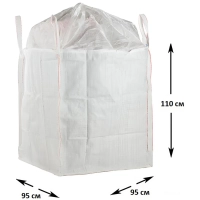 Биг Бэг 4-х стропный, 95x95x110 см., верх-юбка, дно глухое 1200 кг СПб