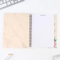 Планинг-ежедневник «Учителю, который вдохновляет», формат А5, 45 листов, мягкая обложка на спирали с разделителями