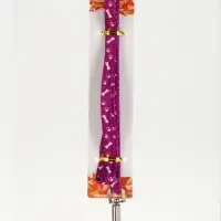 Шлейка с поводком &laquo;Классика&raquo;, ОГ 28-47 см, поводок 120&times;1 см, фиолетовая