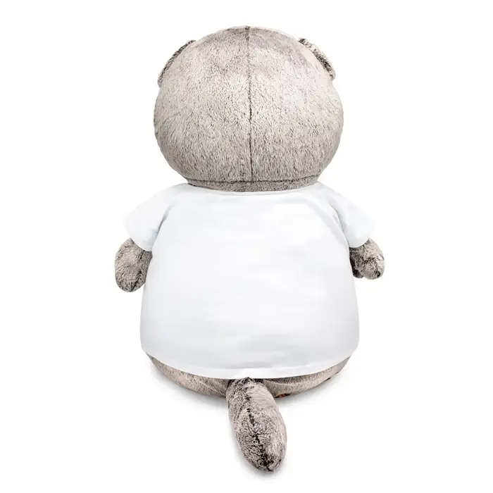 Мягкая игрушка «Кот Басик» в футболке с принтом, 60 см Мягкая игрушка «Кот Басик» в футболке с принтом, 60 см