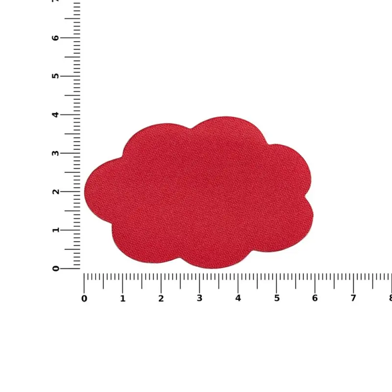 Наклейка тканевая Lunga Calum, L, красная Наклейка тканевая Lunga Calum, L, красная