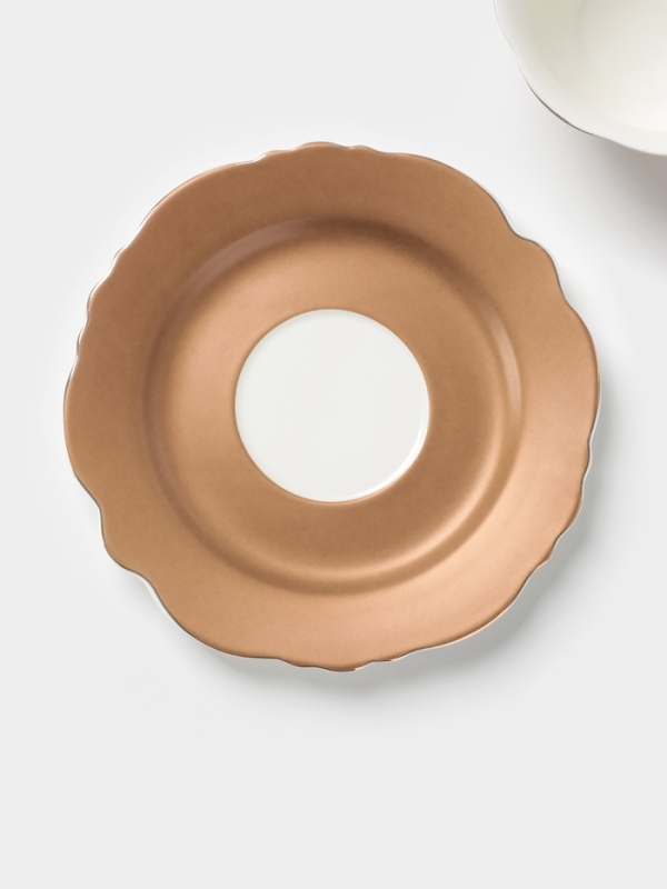 Чайная пара 220 мл WY   Чайная пара 220 мл WY  "Pink O'hara", бежевый