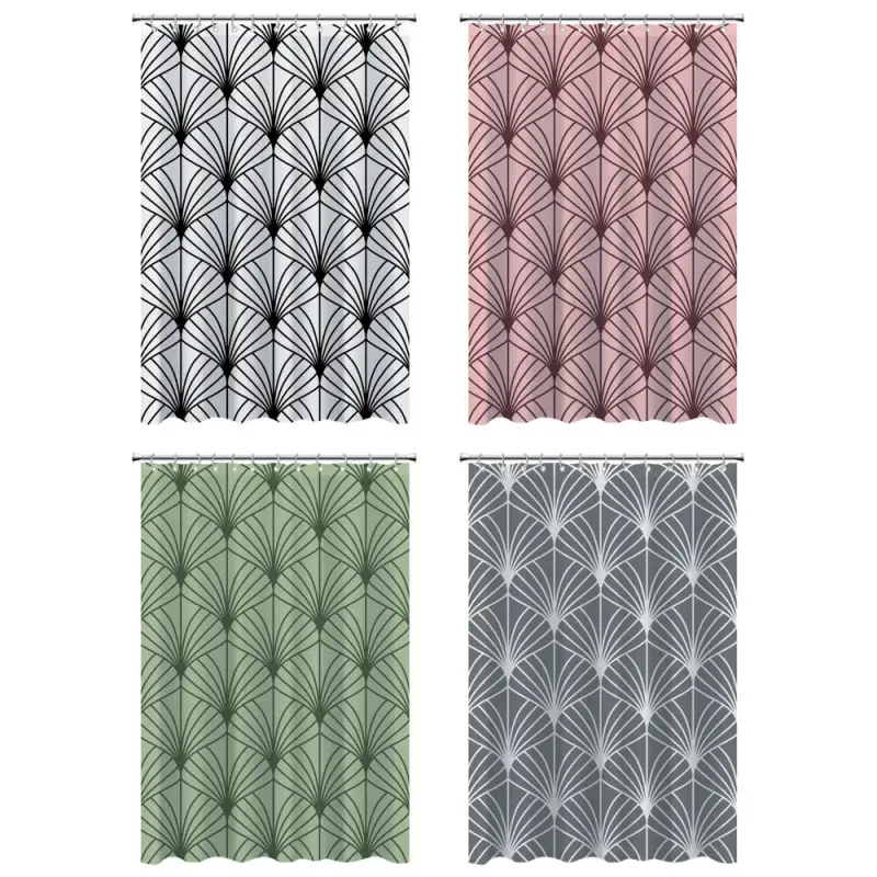 VETTA Шторка для ванной &laquo;Перышко&raquo;, ПЕВА, 30 г/м2, 180х180см, 4 диз.
