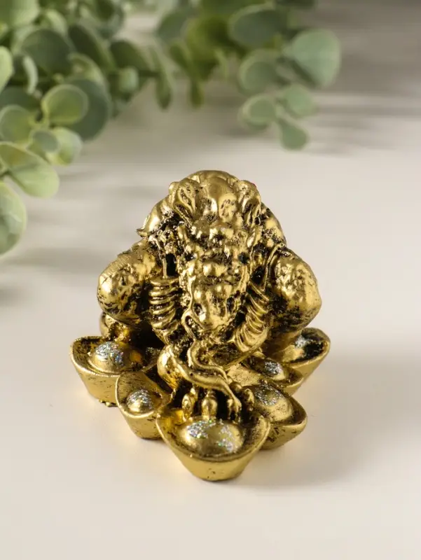 Сувенир Жаба на деньгах, 5,5х6,5х7см