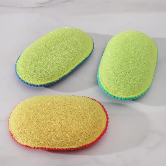 Губка для тела с массажным слоем, МИКС Губка для тела с массажным слоем, МИКС