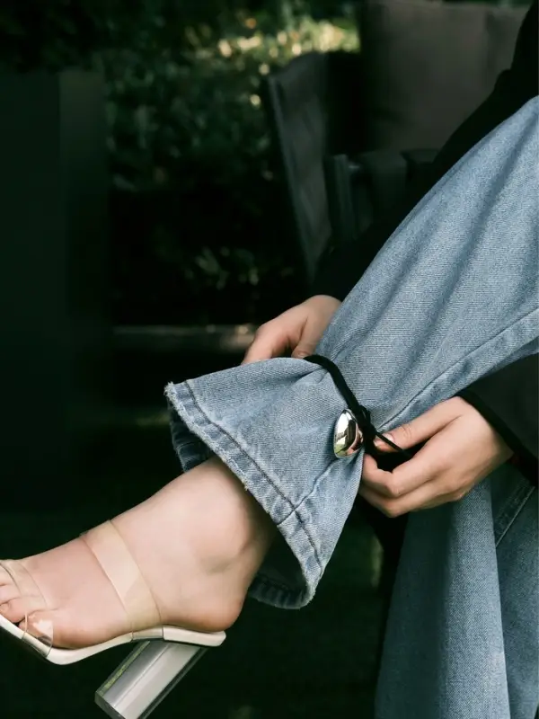 Чокер &laquo;Сердце&raquo;, крупное, металлик, чёрный в серебре, 60 см