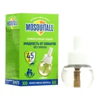 Комплект фумигатор+жидкость от комаров MOSQUITALL, универсальная защита, 45 ночей