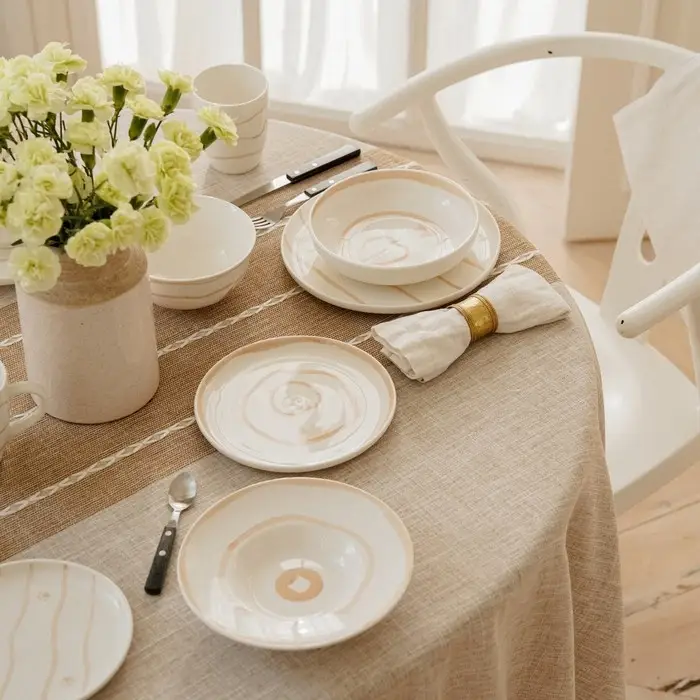 Тарелка для пасты SL Home &laquo;Гато&raquo;, 170 мл, d=21 см, фарфор, белая