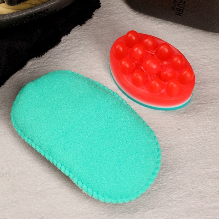 Набор в консервной банке Набор в консервной банке "Ничего для нее" мыло + мочалка