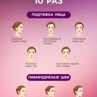 Массажер для лица LEM-28, микротоковый, от АКБ, белый