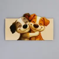 Конверт для денег формовой &laquo;Пёсики&raquo;, 17.5&times;10 см