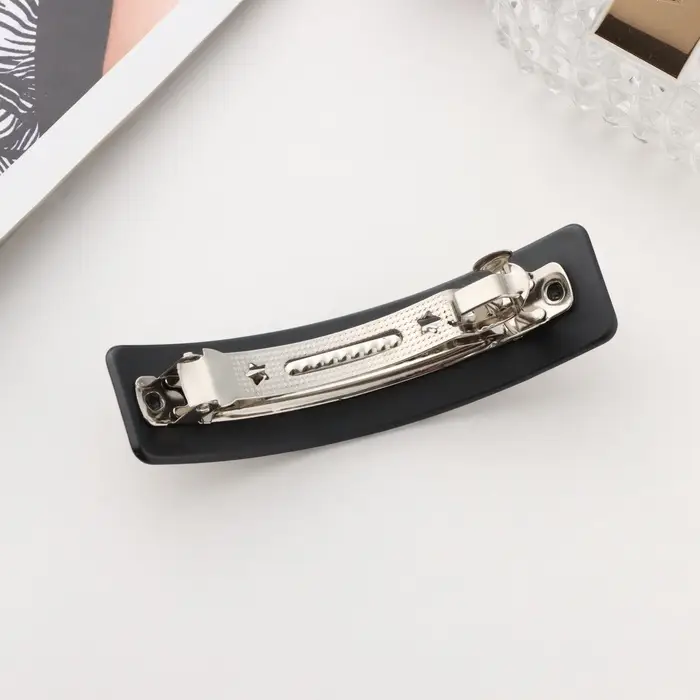 Заколка - автомат для волос QF &laquo;Чара&raquo;, полосы, 9 см, МИКС