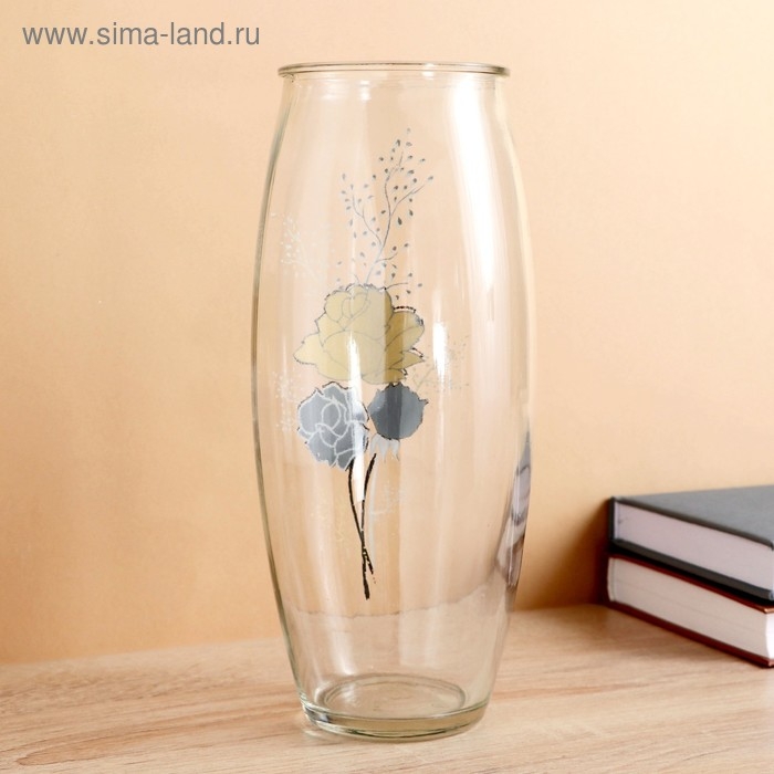 Ваза  Ваза "Роза" на проз.стекле, d-7см 10х23 см
