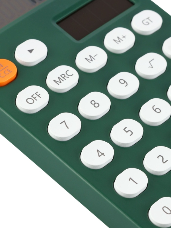 Калькулятор настольный 12-разрядный КК-968, зеленый