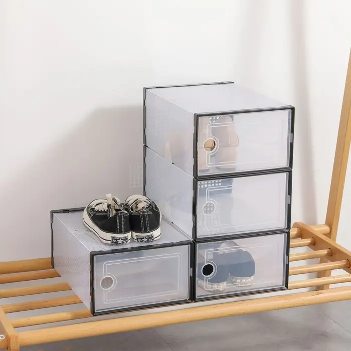 Коробка для хранения обуви с дверцей Доляна Large size, 26&times;33.5&times;16.5 см, 2 шт.