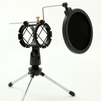 Микрофонная стойка настольная с поп-фильтром