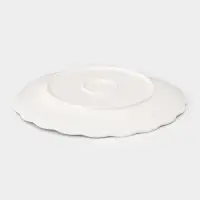 Тарелка Garden rose, d=26 см, фарфор, белая