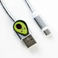 Кабель с доп элементом Micro USB, цвет микс.