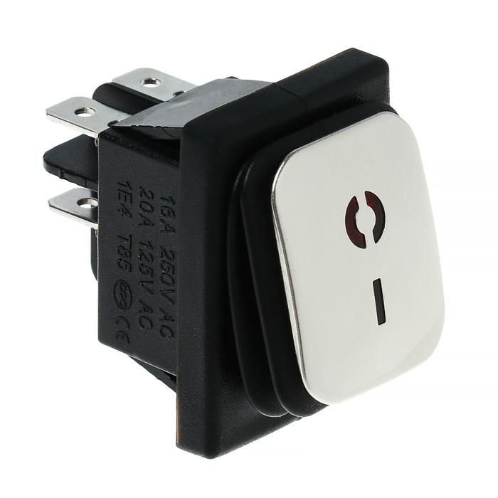 Выключатель клавишный без подсветки, пылевлагозащищенный Выключатель клавишный без подсветки, пылевлагозащищенный