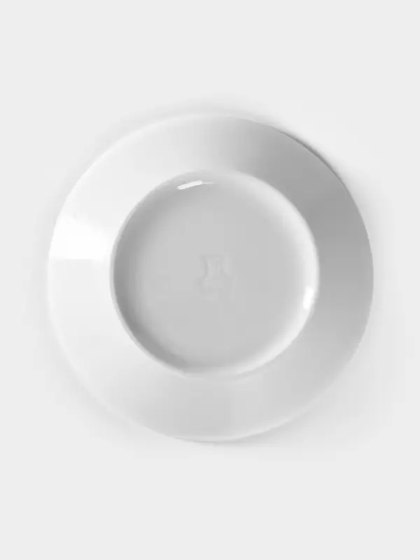 Блюдце Добрушский завод &laquo;Бельё&raquo;, d=14 см, фарфор, белое