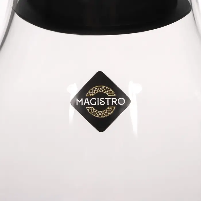 Графин Magistro &laquo;Богема&raquo;, 1 л, с крышкой-клапаном, стекло, прозрачный