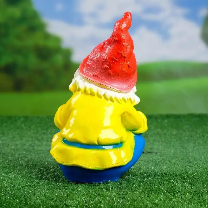 Садовая фигура из гипса «Гном спящий», 22×14×14 см Садовая фигура из гипса «Гном спящий», 22×14×14 см