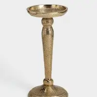 Подсвечник &laquo;Звездная пыль&raquo;, 10&times;10&times;23 см, алюминий