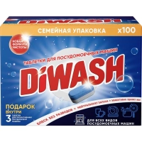 Таблетки для ПММ DiWash 100шт/уп