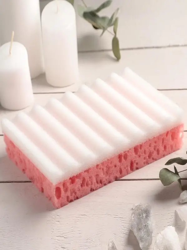 Губка для тела массажная &laquo;Совершенство&raquo;, 16.5&times;10.5&times;5 см, МИКС