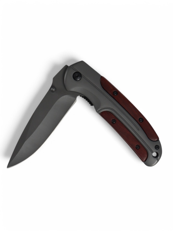 Нож туристический складной, 21см, клинок 93мм/2,9мм