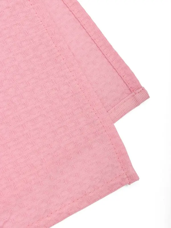 Набор банных полотенец LoveLife роза 2 шт: 100х150, 46х90 см., вафля, 200гр хл100%