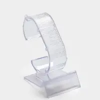 Подставка под часы, ребристая поверхность, 4.5&times;6&times;9 см, прозрачная