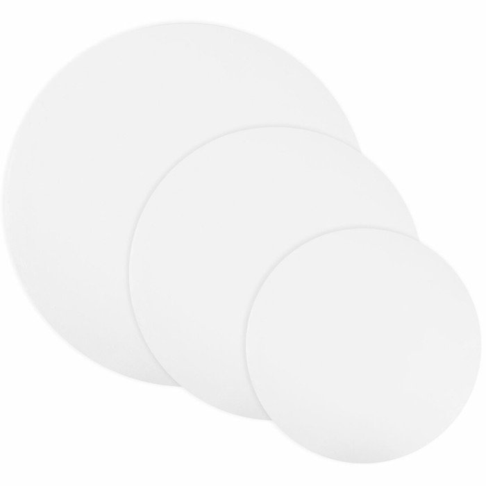 Холсты на подрамнике 3 шт., круглые 20, 30, 40 см, грунтованные, 380 г/м2, 100% хлопок, BRAUBERG ART Холсты на подрамнике 3 шт., круглые 20, 30, 40 см, грунтованные, 380 г/м2, 100% хлопок, BRAUBERG ART