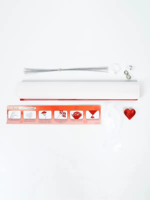 Букет из сердечек, светящийся, набор для творчества, 35 шт.