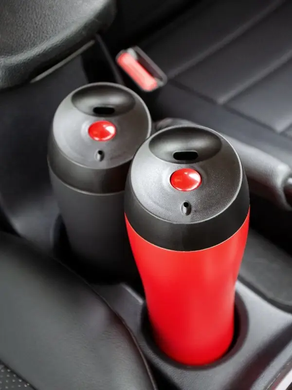 Термостакан Solingen, вакуумный, герметичный, черный Термостакан Solingen, вакуумный, герметичный, черный