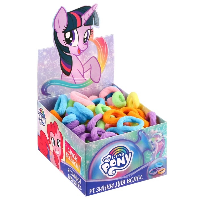 Резинка для волос, 100 штук, My Little Pony Резинка для волос, 100 штук, My Little Pony
