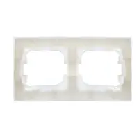 BRITE Рамка 2 поста IP44 РУ-2-БрБ-44 белый