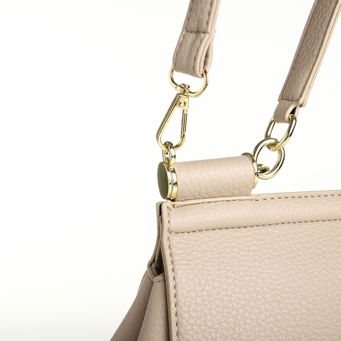 Сумка женская на магните TEXTURA, маленький размер, цвет молочный Сумка женская на магните TEXTURA, маленький размер, цвет молочный