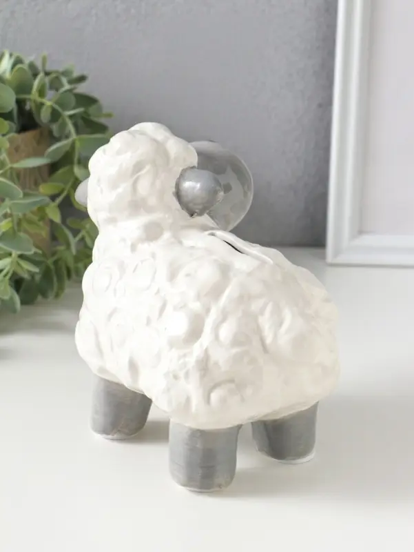 Копилка для денег керамика &laquo;Счастливая овечка&raquo;, 15.6&times;8.6&times;7.2 см