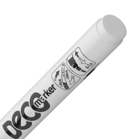 Маркер лаковый ICO DECO белый 2-4 мм