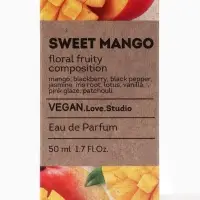 Парфюмерная вода женская Vegan Love Studio Sweet Mango, 50 мл (по мотивам Mango Skin (Vilhelm Parfumerie)