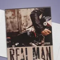 Тетрадь 48 листов в клетку, Calligrata, Real Man, МИКС