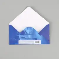 Конверт для денег поздравительный &laquo;Поздравляю&raquo;, тиснение, 16.5 &times; 8 см