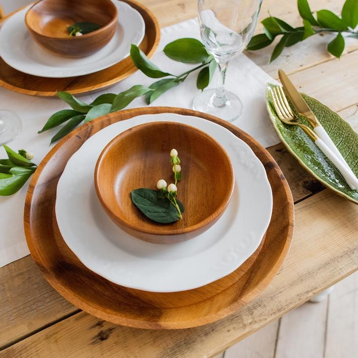 Тарелка фарфоровая «Надежда», d=24 см