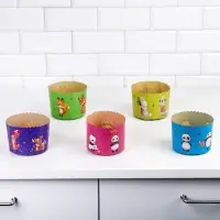 Форма бумажная для кекса, маффинов и кулича "Зверята" 110х85мм (фасовка 20 шт) Форма бумажная для кекса, маффинов и кулича "Зверята" 110х85мм (фасовка 20 шт)