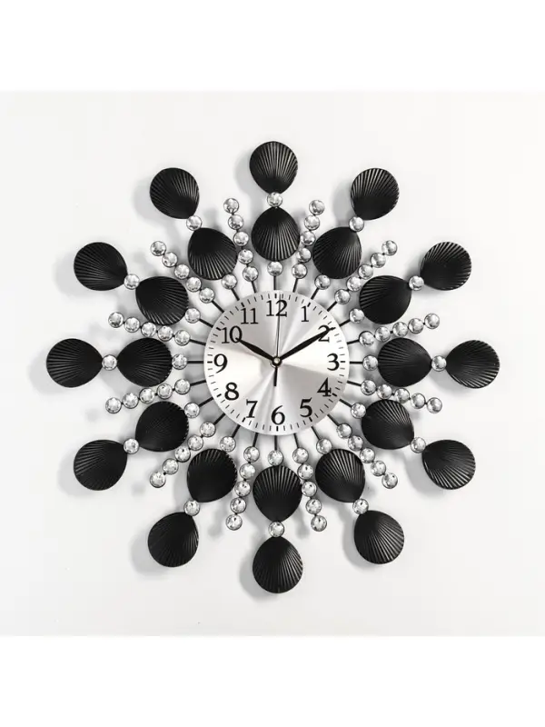 Часы настенные интерьерные &laquo;Рассвет&raquo;, серия: Ажур, бесшумные, плавный ход, 48&times;48 см, циферблат d=15 см, от батарейки 1&times;АА