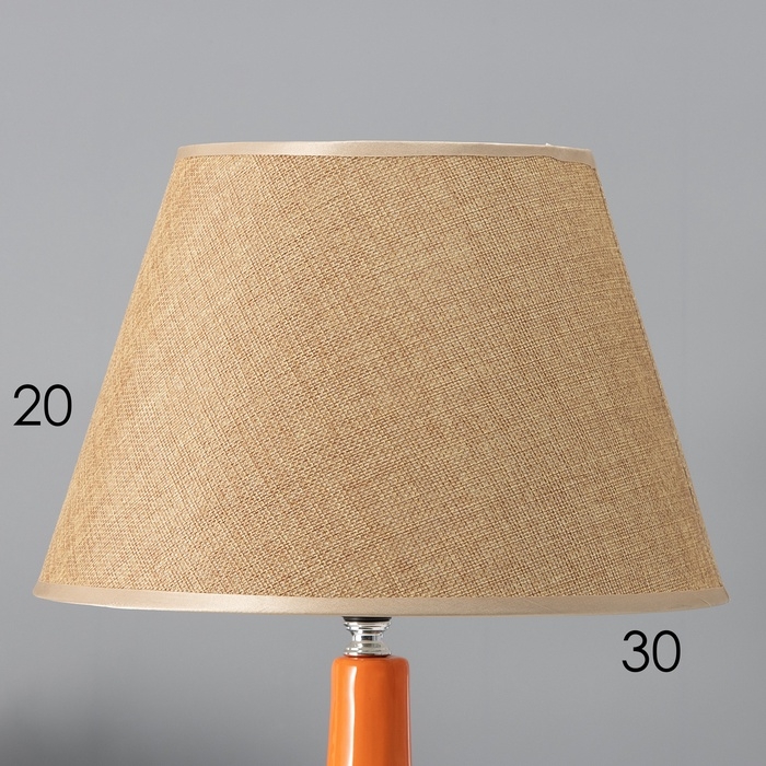 Настольная лампа с абажуром RISALUX «Аззуро», Е27, 40 Вт, 30×30×45 см Настольная лампа с абажуром RISALUX «Аззуро», Е27, 40 Вт, 30×30×45 см