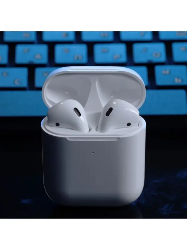 Наушники беспроводные Windigo W22, TWS, вкладыши, Bluetooth 5.0, 40/500 мАч, сенсор, белые глянцевые