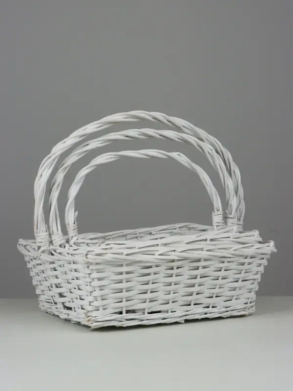 Набор корзин плетёных Danville, 3 шт., ива, белый